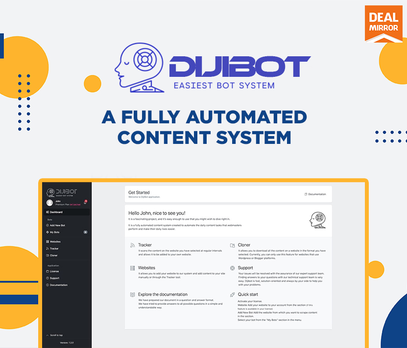 DijiBot Lifetime Deal : Website Crawler - DealMirror